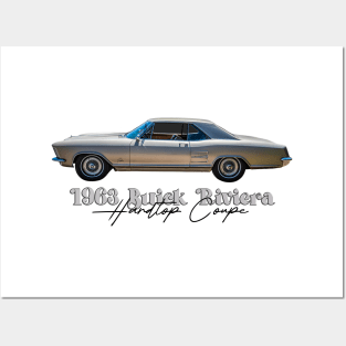 1963 Buick Riviera Hardtop Coupe Posters and Art